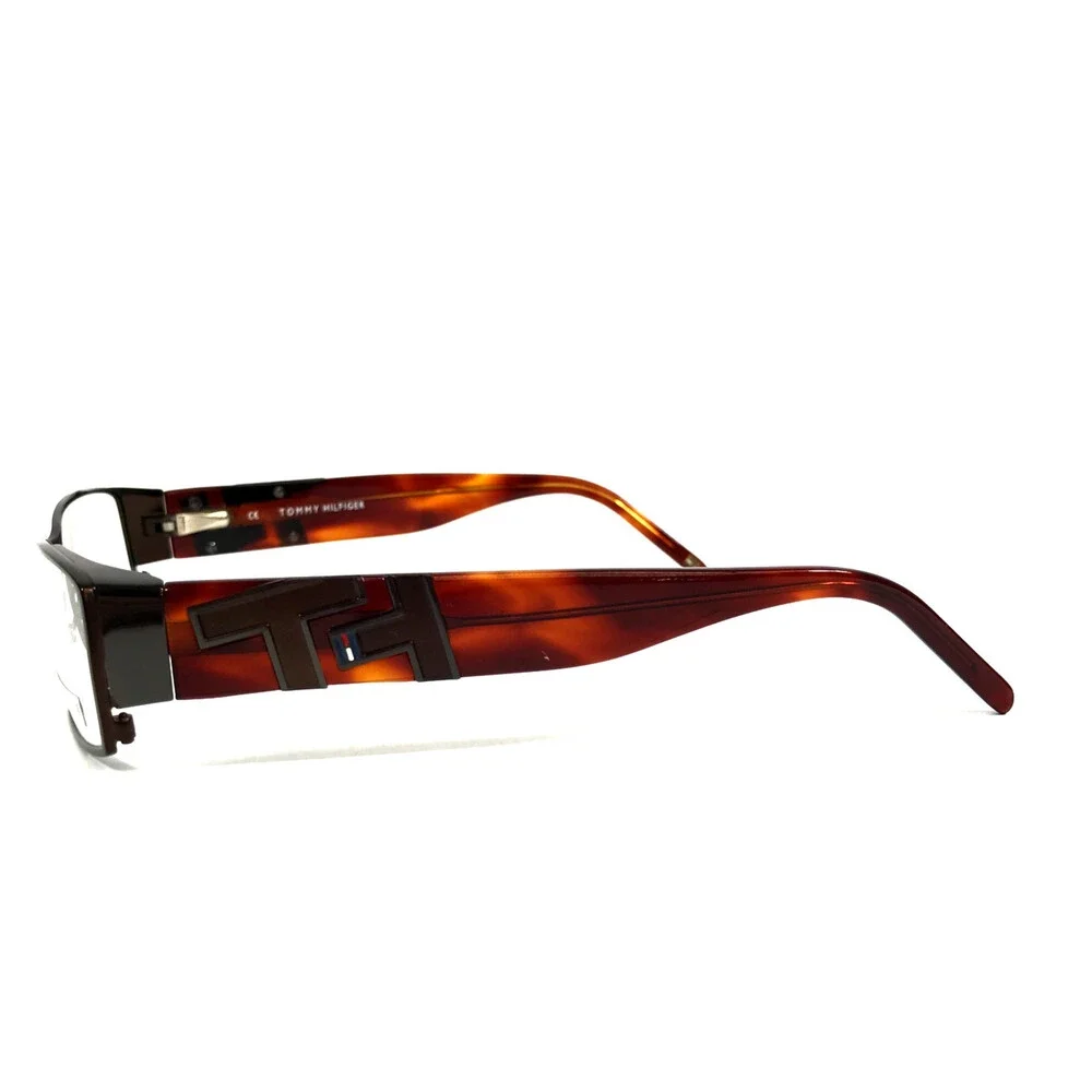 Tommy Hilfiger Eyeglasses Frames TH3410 DKBRN Dark Brown Gunmetal 54-16-140